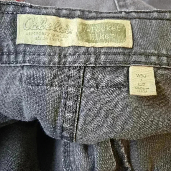 Cabela's Legendary 7-Pocket Hiker Pants for Men W38, L32 #042 - Picture 6 of 7